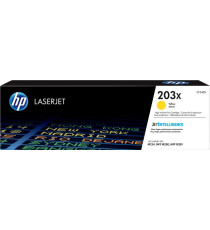 TONER ORIGINALE HP CF541X CIANO 203X PER HP LASERJET COLOR M280 M281 M254 CAPACITA' 2.500 PAGINE