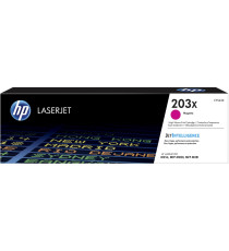 TONER ORIGINALE HP CF542X GIALLO 203X PER HP LASERJET COLOR M280 M281 M254 CAPACITA' 2.500 PAGINE