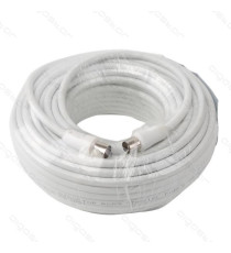 CAVO ANTENNA TV 15MT MASCHIO/FEMMINA BIANCO CERTIFICAZIONE CE  CAVO ANTENNA TV 15MT MASCHIO/FEMMINA BIANCO CERTIFICAZIONE CE