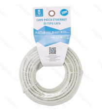 CAVO DI RETE LAN ETHERNET 5MT CAT.6 GRIGIO CAVO PATCH CERTIFICAZIONE CE  CAVO DI RETE LAN ETHERNET 5MT CAT.6 GRIGIO CAVO PATCH CERTIFICAZIONE CE