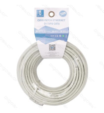 CAVO DI RETE LAN ETHERNET 10MT CAT.6 GRIGIO CAVO PATCH CERTIFICAZIONE CE  CAVO DI RETE LAN ETHERNET 10MT CAT.6 GRIGIO CAVO PATCH CERTIFICAZIONE CE
