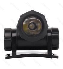 TORCIA LAMPADA LED DA TESTA FRONTALE BLACK 1 LED - 80LM - 1,8W LUCE BIANCA 6500K - DISTANZA 50MT - IPX3 MISURA L70*W70*H55mm TORCIA LAMPADA LED DA TESTA FRONTALE BLACK 1 LED - 80LM - 1,8W LUCE BIANCA 6500K - DISTANZA 50MT - IPX3 MISURA L70*W70*H55mm