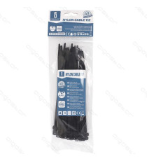 FASCETTA FERMACAVO IN NYLON 3,6mmX150mm BIANCA - CONFEZIONE DA 40 PEZZI - NYLON 66 - FASCETTE FERMACAVI FASCETTA FERMACAVO IN NYLON 3,6mmX150mm BIANCA - CONFEZIONE DA 40 PEZZI - NYLON 66 - FASCETTE FERMACAVI