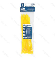 FASCETTA FERMACAVO IN NYLON 3,6mmX150mm GIALLA - CONFEZIONE DA 40 PEZZI - NYLON 66 - FASCETTE FERMACAVI FASCETTA FERMACAVO IN NYLON 3,6mmX150mm GIALLA - CONFEZIONE DA 40 PEZZI - NYLON 66 - FASCETTE FERMACAVI