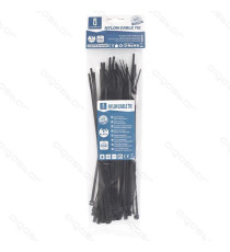 FASCETTA FERMACAVO IN NYLON 3,6mmX200mm BIANCA - CONFEZIONE DA 40 PEZZI - NYLON 66 - FASCETTE FERMACAVI FASCETTA FERMACAVO IN NYLON 3,6mmX200mm BIANCA - CONFEZIONE DA 40 PEZZI - NYLON 66 - FASCETTE FERMACAVI