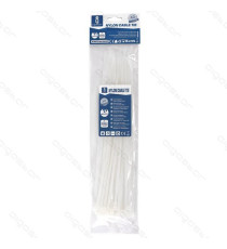 FASCETTA FERMACAVO IN NYLON 3,6mmX250mm GIALLA - CONFEZIONE DA 40 PEZZI - NYLON 66 - FASCETTE FERMACAVI FASCETTA FERMACAVO IN NYLON 3,6mmX250mm GIALLA - CONFEZIONE DA 40 PEZZI - NYLON 66 - FASCETTE FERMACAVI