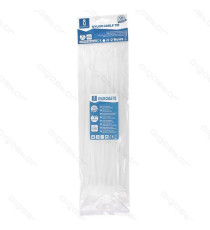 FASCETTA FERMACAVO IN NYLON 4,8mmX250mm GIALLA - CONFEZIONE DA 30 PEZZI - NYLON 66 - FASCETTE FERMACAVI FASCETTA FERMACAVO IN NYLON 4,8mmX250mm GIALLA - CONFEZIONE DA 30 PEZZI - NYLON 66 - FASCETTE FERMACAVI