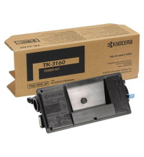 TONER TK3160 NERO COMPATIBILE CON CHIP PER KYOCERA P3045,3050,P3055,P3060 TK-3160 1T02T90NL0 12.500 PAGINE