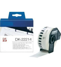 ETICHETTE BROTHER DK22214 12mmX30.48metri COMPATIBILI BIANCHE ROTOLO CONTINUO PER BROTHER QL1000 1050 1060 WHITE DK-22214 ETICHETTE BROTHER DK22214 12mmX30.48metri COMPATIBILI BIANCHE ROTOLO CONTINUO PER BROTHER QL1000 1050 1060 WHITE DK-22214