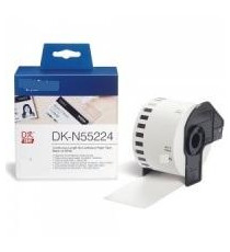 ETICHETTE BROTHER DK55224 54mmX30.48metri COMPATIBILI BIANCHE ROTOLO CONTINUO PER BROTHER QL1000 1050 1060 WHITE DK-55224