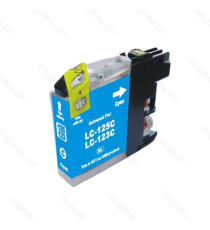 CARTUCCIA LC123 CIANO COMPATIBILE PER BROTHER 20MLfor DCP-J4110W,J752DW,MFC-J4410,J4510 LC-123 CAPACITA 10ML