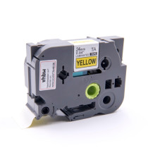 CASSETTA NASTRO TZ-S641 COMPATIBILE BROTHER LAMINATO NERO/GIALLO 18mmX8m TZe-S641 (NERO SU GIALLO) EXTRA STRONG