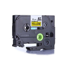 CASSETTA NASTRO TZ-FX231 COMPATIBILE BROTHER FLESSIBILE NERO/BIANCO 12mmX8m TZ-FX231 TZe-FX231 (NERO SU BIANCO)