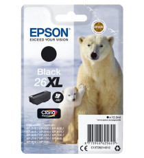 ORIGINALE EPSON T2631 NERA PHOTO C13T26314012 EPSON EXPRESSION PREMIUM XP600 XP605 XP700 XP800 26XL CAPACITA' 8.7ML 400 PAGINE ORIGINALE EPSON T2631 NERA PHOTO C13T26314012 EPSON EXPRESSION PREMIUM XP600 XP605 XP700 XP800 26XL CAPACITA' 8.7ML 400 PAGINE