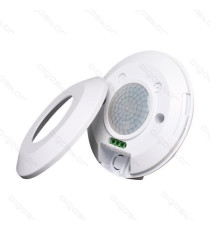 SENSORE DI MOVIMENTO A INFRAROSSI MOD.1 BIANCO MISURA D108xH25mm - DISTANZA RILEVAMENTO MAX 8MT - REGOLAZIONE DA 3 A 2000 LUX SENSORE DI MOVIMENTO A INFRAROSSI MOD.1 BIANCO MISURA D108xH25mm - DISTANZA RILEVAMENTO MAX 8MT - REGOLAZIONE DA 3 A 2000 LUX