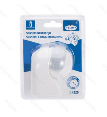SENSORE DI MOVIMENTO A INFRAROSSI MOD.1 BIANCO MISURA D108xH25mm - DISTANZA RILEVAMENTO MAX 8MT - REGOLAZIONE DA 3 A 2000 LUX SENSORE DI MOVIMENTO A INFRAROSSI MOD.1 BIANCO MISURA D108xH25mm - DISTANZA RILEVAMENTO MAX 8MT - REGOLAZIONE DA 3 A 2000 LUX