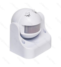 SENSORE DI MOVIMENTO A INFRAROSSI MOD.2 BIANCO MISURA L70*W55*H77mm - DISTANZA RILEVAMENTO 12MT - REGOLAZIONE DA 10 A 2000 LUX SENSORE DI MOVIMENTO A INFRAROSSI MOD.2 BIANCO MISURA L70*W55*H77mm - DISTANZA RILEVAMENTO 12MT - REGOLAZIONE DA 10 A 2000 LUX
