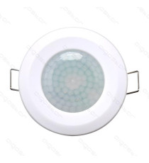 SENSORE DI MOVIMENTO A INFRAROSSI A INCASSO MOD.4 BIANCO MISURA D76xH65mm DISTANZA RILEVAMENTO 12MT REGOL. DA 3 A 2000 LUX SENSORE DI MOVIMENTO A INFRAROSSI A INCASSO MOD.4 BIANCO MISURA D76xH65mm DISTANZA RILEVAMENTO 12MT REGOL. DA 3 A 2000 LUX