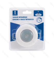 SENSORE DI MOVIMENTO A INFRAROSSI A INCASSO MOD.4 BIANCO MISURA D76xH65mm DISTANZA RILEVAMENTO 12MT REGOL. DA 3 A 2000 LUX SENSORE DI MOVIMENTO A INFRAROSSI A INCASSO MOD.4 BIANCO MISURA D76xH65mm DISTANZA RILEVAMENTO 12MT REGOL. DA 3 A 2000 LUX