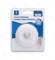 SENSORE DI MOVIMENTO A INFRAROSSI A INCASSO MOD.4 BIANCO MISURA D76xH65mm DISTANZA RILEVAMENTO 8MT REGOL. DA 3 A 2000 LUX SENSORE DI MOVIMENTO A INFRAROSSI A INCASSO MOD.4 BIANCO MISURA D76xH65mm DISTANZA RILEVAMENTO 8MT REGOL. DA 3 A 2000 LUX