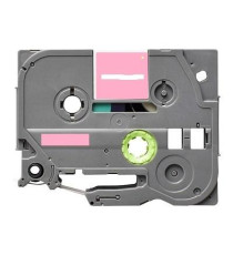 CASSETTA NASTRO TZe-MQG35 COMPATIBILE BROTHER LAMINATO BIANCO SU VERDE 12mmX5mt TZ-MQG35 TZMQG35