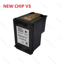CARTUCCIA HP 302XL NERA RIGENERATA PER HP 3830 3832 4650 1110 2130 3630 4520 F6U68AE CAPACITA' 15ML  480 PAGINE