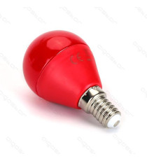 LAMPADINA LED A5 G45 5W ATTACCO E14 - 425 LUMEN - 6400K LUCE FREDDA - GRANDE ANGOLO 230 MISURA D45*H82mm CRI80Ra