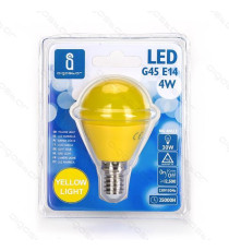 LAMPADINA LED LUCE VIOLA A5 G45 4W ATTACCO E14 - GRANDE ANGOLO 230 MISURA D45*H80mm (EQUIVALENTE A 30W AD INCADESCENZA) LAMPADINA LED LUCE VIOLA A5 G45 4W ATTACCO E14 - GRANDE ANGOLO 230 MISURA D45*H80mm (EQUIVALENTE A 30W AD INCADESCENZA)