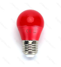 LAMPADINA LED LUCE ROSSA A5 G45 4W ATTACCO E14 - GRANDE ANGOLO 230 MISURA D45*H80mm (EQUIVALENTE A 30W AD INCADESCENZA) LAMPADINA LED LUCE ROSSA A5 G45 4W ATTACCO E14 - GRANDE ANGOLO 230 MISURA D45*H80mm (EQUIVALENTE A 30W AD INCADESCENZA)
