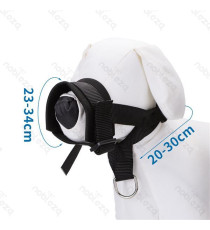 MUSERUOLA IN NYLON REGOLABILE PER CANI MISURA L W2.5 MUSO DA 18-30cm - COLLO DA 16-28CM CON IMBOTTITURA - NOBLEZA MUSERUOLA IN NYLON REGOLABILE PER CANI MISURA L W2.5 MUSO DA 18-30cm - COLLO DA 16-28CM CON IMBOTTITURA - NOBLEZA