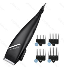 TAGLIACAPELLI E REGOLABARBA ELETTRICO NERO 15W - 4 PETTINI GUIDA DI DIVERSE MISURE - MOTORE POTENTE - CERTIFICATO AIGOSTAR TAGLIACAPELLI E REGOLABARBA ELETTRICO NERO 15W - 4 PETTINI GUIDA DI DIVERSE MISURE - MOTORE POTENTE - CERTIFICATO AIGOSTAR