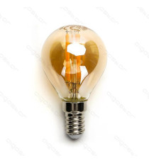 LAMPADINA LED FILAMENTO AMBRATA G45 4W ATTACCO E14 420 LUMEN 2200K LUCE CALDA D45*H78mm ANGOLO 360° EQUIVALE 37W INCADESCENZA LAMPADINA LED FILAMENTO AMBRATA G45 4W ATTACCO E14 420 LUMEN 2200K LUCE CALDA D45*H78mm ANGOLO 360° EQUIVALE 37W INCADESCENZA