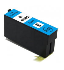 CARTUCCIA T40D2 CIANO PIGMENTATO COMPATIBILE C13T40D240 C13T40C240 PER EPSON SureColor SC-T2100,SC-T3100,SC-T5100 CAPACITA' 56ml