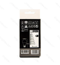 LAMPADINA LED A5 A60 10W ATTACCO E27 850 LUMEN COLOR BOX 6400K LUCE FREDDA MISURA D60*H109mm EQUIVALE 85W INCANDESCENZA