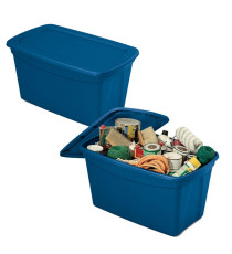 Contenitore multiuso ToteBox - 82,4x50,5x44 cm - blu - Terry Contenitore multiuso ToteBox - 82,4x50,5x44 cm - blu - Terry