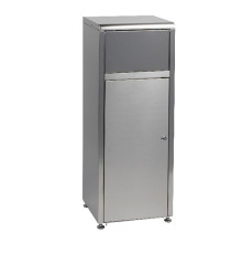 Contenitore Mini Mec - in acciaio inox - 40x32,4x107,5 cm - 50 L - Medial International Contenitore Mini Mec - in acciaio inox - 40x32,4x107,5 cm - 50 L - Medial International