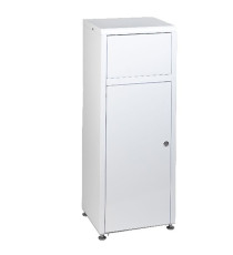 Contenitore Mini Mec - in metallo - 40x32,4x107,5 cm - bianco - 50 L - Medial International Contenitore Mini Mec - in metallo - 40x32,4x107,5 cm - bianco - 50 L - Medial International