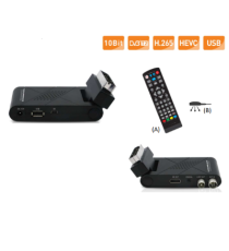 DECODER DIGITALE TERRESTRE DVB-T2 NORDMENDE SCART H.265 HEVEC HD/FullHD 10bit POCKET RICEVITORE DIGITALE DI ULTIMA GENERAZIONE DECODER DIGITALE TERRESTRE DVB-T2 NORDMENDE SCART H.265 HEVEC HD/FullHD 10bit POCKET RICEVITORE DIGITALE DI ULTIMA GENERAZIONE