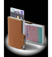PORTA TESSERE MONDRAGHI ELEGANCE CARAMEL - MINI WALLET IN PELLE CON PROTEZIONE RFID - 9 TESSERE CARDS + BANCONOTE MADE IN ITALY PORTA TESSERE MONDRAGHI ELEGANCE CARAMEL - MINI WALLET IN PELLE CON PROTEZIONE RFID - 9 TESSERE CARDS + BANCONOTE MADE IN ITALY