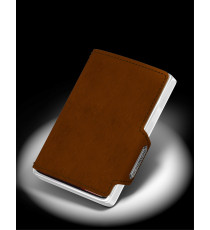PORTA TESSERE MONDRAGHI ELEGANCE BROWN - MINI WALLET IN PELLE CON PROTEZIONE RFID - 9 TESSERE CARDS + BANCONOTE MADE IN ITALY PORTA TESSERE MONDRAGHI ELEGANCE BROWN - MINI WALLET IN PELLE CON PROTEZIONE RFID - 9 TESSERE CARDS + BANCONOTE MADE IN ITALY
