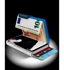 PORTA TESSERE MONDRAGHI ELEGANCE BLUE - MINI WALLET IN PELLE CON PROTEZIONE RFID - 9 TESSERE CARDS + BANCONOTE MADE IN ITALY PORTA TESSERE MONDRAGHI ELEGANCE BLUE - MINI WALLET IN PELLE CON PROTEZIONE RFID - 9 TESSERE CARDS + BANCONOTE MADE IN ITALY