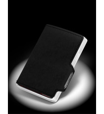 PORTA TESSERE MONDRAGHI ELEGANCE BLACK - MINI WALLET IN PELLE CON PROTEZIONE RFID - 9 TESSERE CARDS + BANCONOTE MADE IN ITALY PORTA TESSERE MONDRAGHI ELEGANCE BLACK - MINI WALLET IN PELLE CON PROTEZIONE RFID - 9 TESSERE CARDS + BANCONOTE MADE IN ITALY