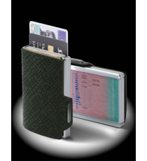 PORTA TESSERE MONDRAGHI ELEGANCE CUT OLIVE - MINI WALLET IN PELLE CON PROTEZIONE RFID 9 TESSERE CARDS + BANCONOTE MADE IN ITALY PORTA TESSERE MONDRAGHI ELEGANCE CUT OLIVE - MINI WALLET IN PELLE CON PROTEZIONE RFID 9 TESSERE CARDS + BANCONOTE MADE IN ITALY
