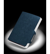Porta tessere Mondraghi ELEGANCE CUT BLUE,mini wallet in pelle con protezione RFID,fino a 9 tessere + banconote Made in Italy Porta tessere Mondraghi ELEGANCE CUT BLUE,mini wallet in pelle con protezione RFID,fino a 9 tessere + banconote Made in Italy