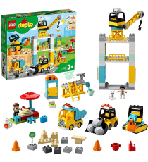 Lego Duplo - Cantiere Edile con Gru a Torre - 10933 Lego Duplo - Cantiere Edile con Gru a Torre - 10933