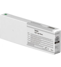 CARTUCCIA T8049LLK LIGHT LIGHT BLACK INK PIGMENTATO COMPATIBILE C13T804900/C13T824900 PER EPSON SC-P6000,7000,8000,9000 700ml