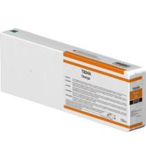 CARTUCCIA T804A ARANCIO INK PIGMENTATO COMPATIBILE C13T804A00/C13T824A00 PER EPSON SC-P7000,9000 CAPACITA' 700ml