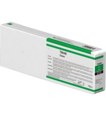 CARTUCCIA T804B VERDE INK PIGMENTATO COMPATIBILE C13T804B00/C13T824B00 PER EPSON SC-P7000,9000 CAPACITA' 700ml