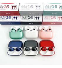 COPPIA DI AURICOLARI AIR16 ROSA BLUETOOTH 5.0 WI-FI MINI EARPHONE PINK PER iOS e ANDROID SENZA FILI CON SCATOLA DI RICARICA COPPIA DI AURICOLARI AIR16 ROSA BLUETOOTH 5.0 WI-FI MINI EARPHONE PINK PER iOS e ANDROID SENZA FILI CON SCATOLA DI RICARICA
