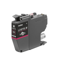 ORIGINALE BROTHER LC421XLM MAGENTA ALTA CAPACITA' CARTUCCIA PER BROTHER DCP-J1050DW,J1140DW,MFC-J1010DW LC-421XL 500 PAGINE